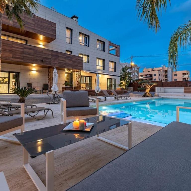 Luxury Casa con piscina, wifi, 150m dal mare - Apartamento de 1 dormitorio - 19