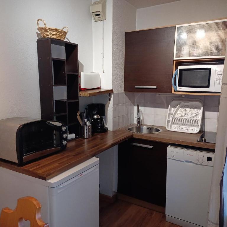 Studio 2* pour 4 pers avec vue montagne, parking inclus, animaux admis - Studio - 4