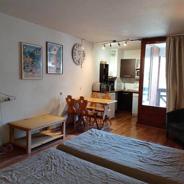 Studio 2* pour 4 pers avec vue montagne, parking inclus, animaux admis - Studio - 6