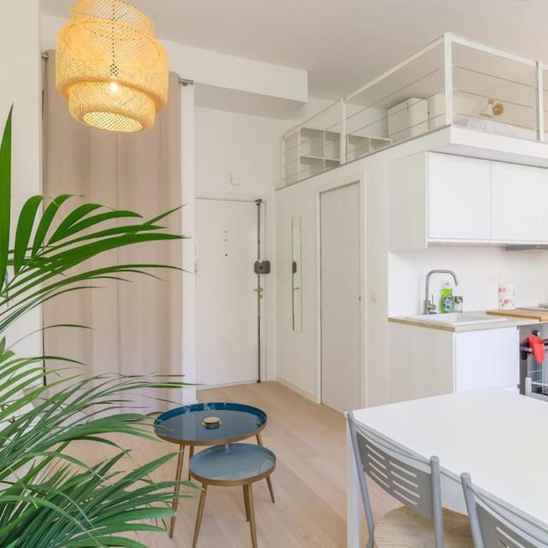 Charming studio mezzanine w/ large terrace - Nice - Appartement 1 Chambre - 2