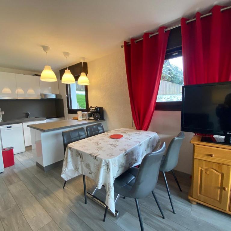 Studio 4 pers, coin montagne, terrasse, parking privatif, centre village, non fumeur - FR-1-437-100 - Studio - 9