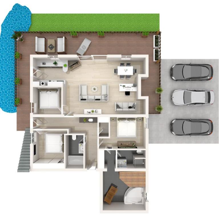 TraumChalet mit Sauna in Kirchberg im Skigebiet Kitzbühel - Chalet mit 3 Schlafzimmern - 7