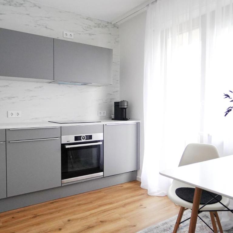 Apartment mit Balkon und Privatparkplatz - Apartment mit 1 Schlafzimmer - 1
