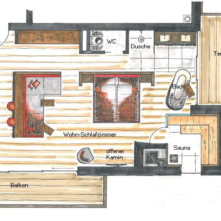 Hotel Der Löwe Leogang - Suite mit Sauna - 3