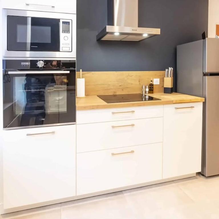 Appartement Modane Gare Wifi stationnement gratuit - Habitación Doble con vistas a la montaña - 9
