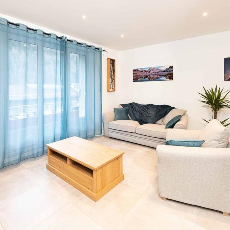 Appartement Modane Gare Wifi stationnement gratuit - Habitación Doble con vistas a la montaña - 14