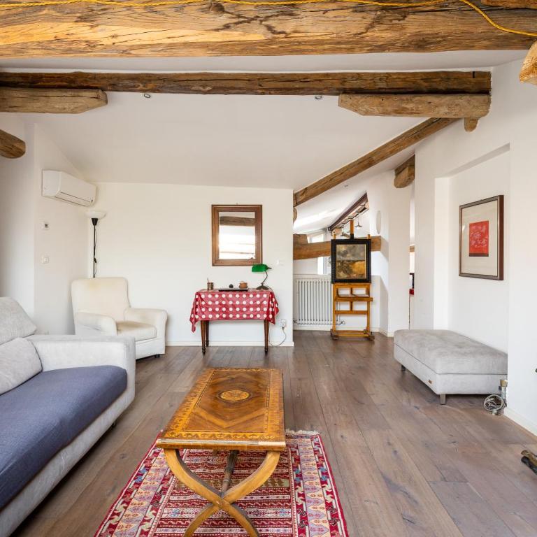 Italy prestigious historical attic in Bologna - One-Bedroom Apartment - 1