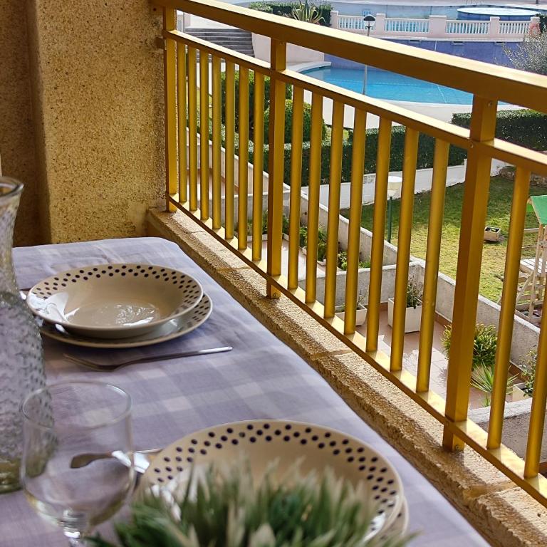 Luminoso apartamento en SALOU con PISCINA, TERRAZA y PARQUE INFANTIL IDEAL FAMILIAS - Apartamento con vistas a la piscina - 56