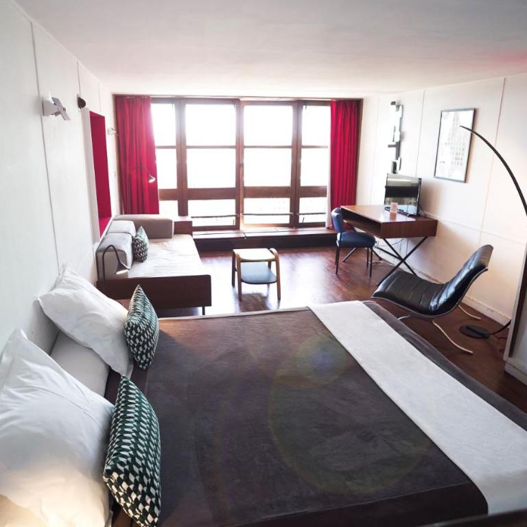 Hotel le Corbusier - Chambre Double de Luxe avec Balcon - Vue sur Mer - 5