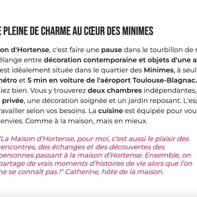 LA MAISON d'HORTENSE, maison de charme et de caractère - Villa 2 Chambres - 20