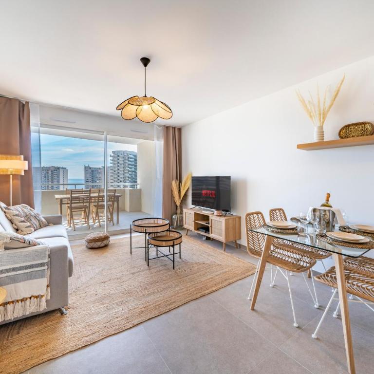 Terrasse Vue Mer, 5mn Monaco, Parking - AN - Appartement 1 Chambre - 2