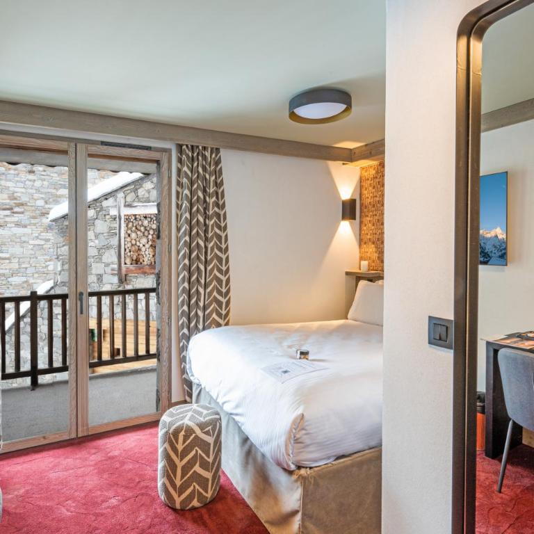 Hôtel L'Aigle du Montana by Les Etincelles - Chambre Double avec Balcon - 1