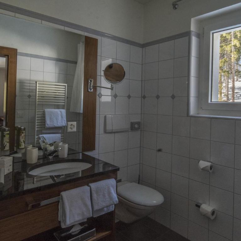 Waldhotel & SPA Davos - for body & soul - Standard Doppelzimmer mit Waldblick - 9