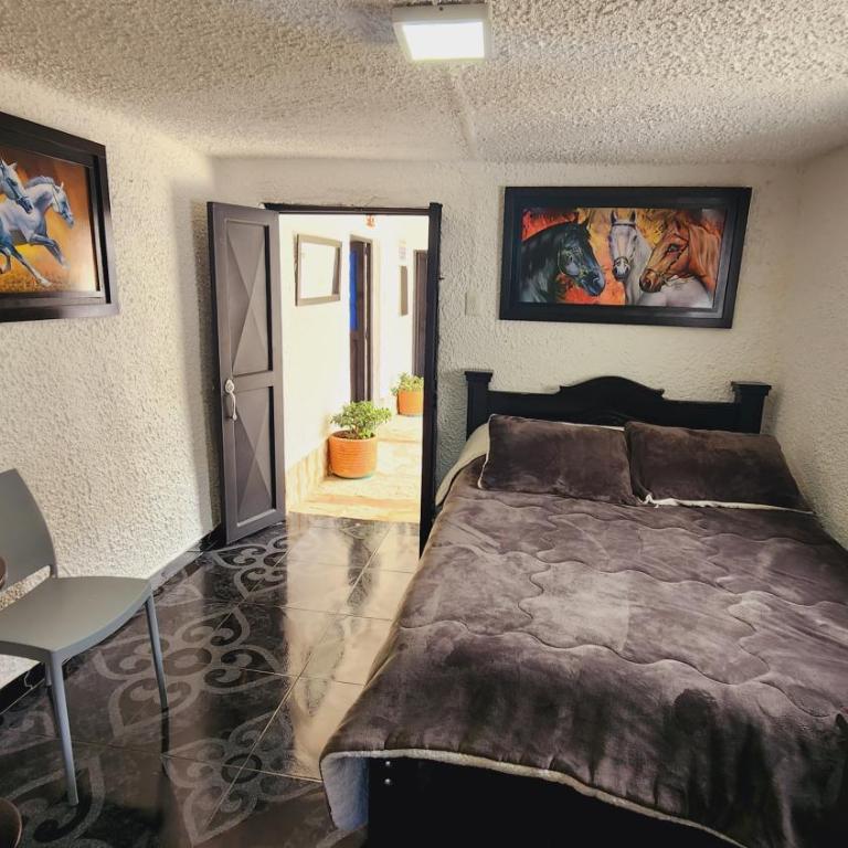 Hospedaje campestre los pinos - Habitación Doble con baño privado - 3