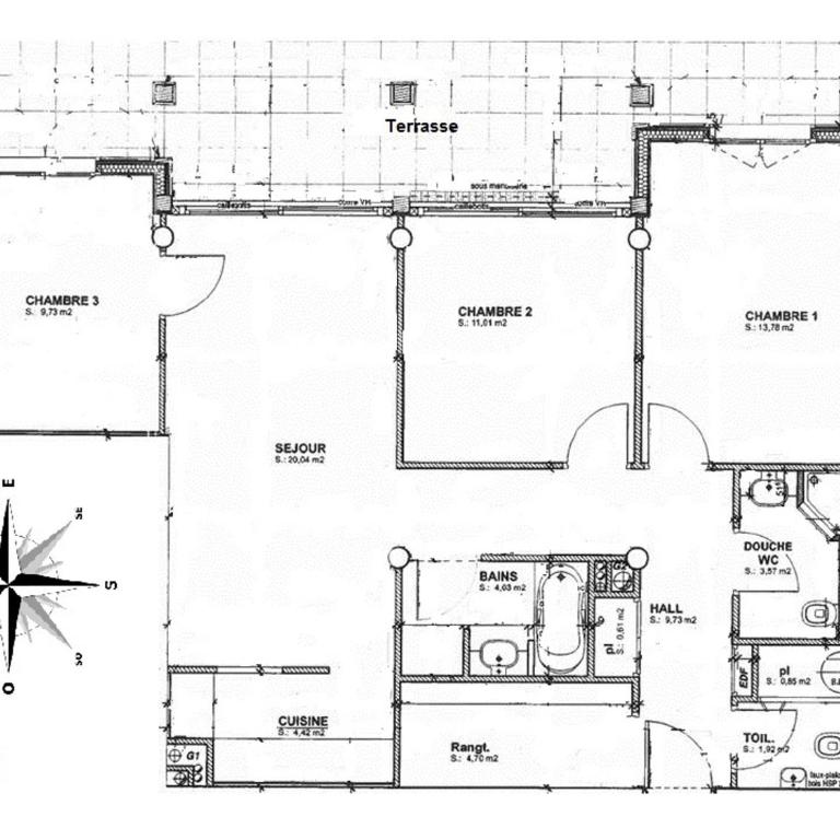 Appartement T4 chaleureux au centre, parking couvert - FR-1-598-129 - Appartamento - 14
