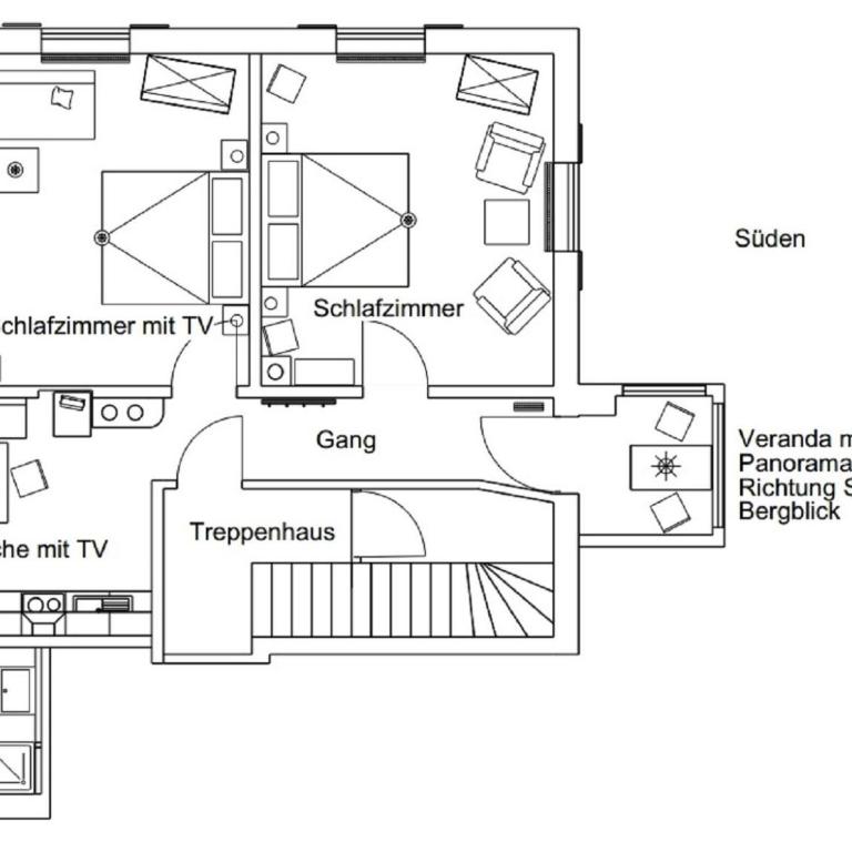 Ferienwohnung Nöß - Apartment mit 2 Schlafzimmern - 8