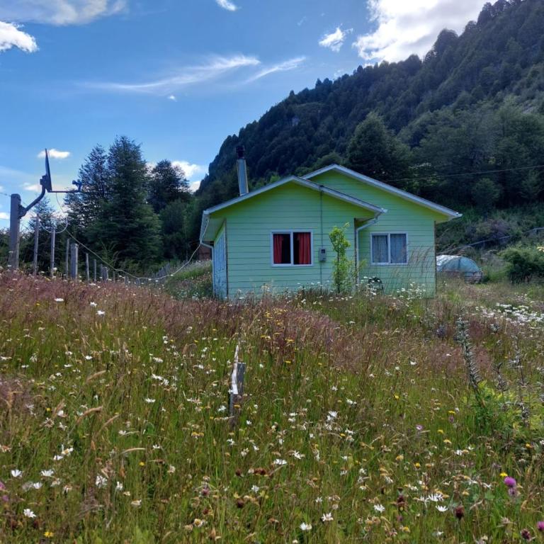 cabaña a 13 km de coyhaique camino lago atravesado, últimos 300 metros para vehículos 4x4 - Casa con 1 dormitorio - 1