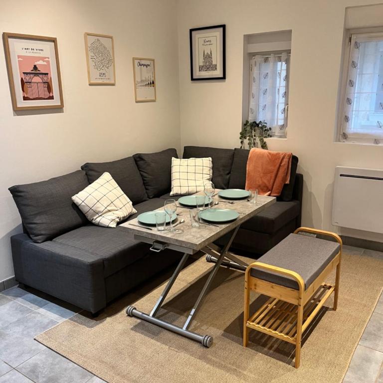 Le Rémois studio cosy hyper centre - Appartement 1 Chambre - 14