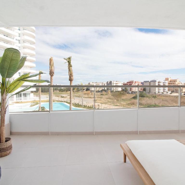 Global Vacacional, Apartamento con terraza y vistas a la piscina en Gran Canet - Apartment mit Poolblick - 26