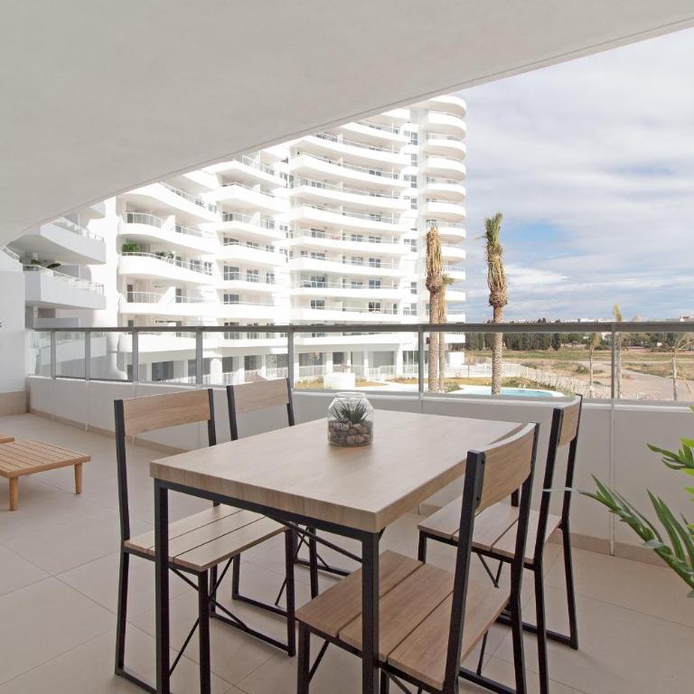 Global Vacacional, Apartamento con terraza y vistas a la piscina en Gran Canet - Apartment mit Poolblick - 29