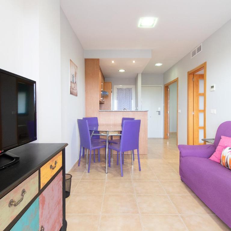 Global Vacacional, Apartamento con terraza y piscina en la playa de Canet - Apartment mit Terrasse - 10