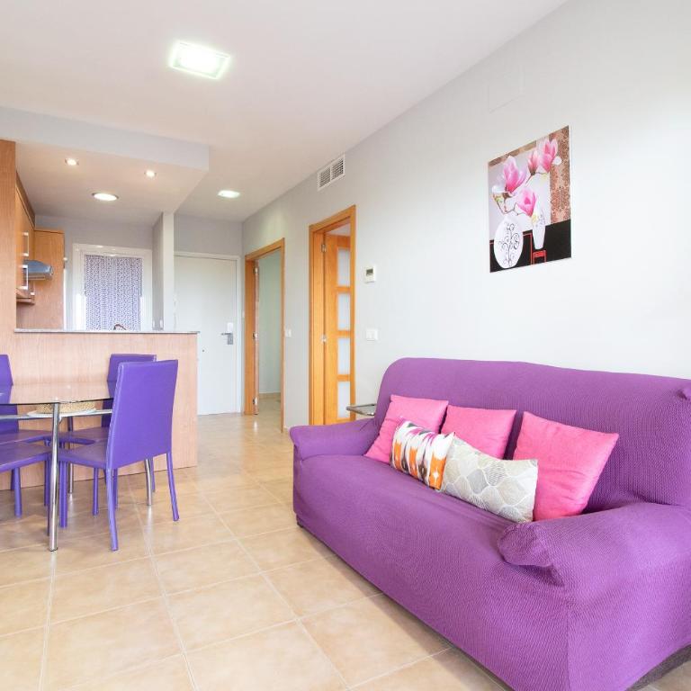 Global Vacacional, Apartamento con terraza y piscina en la playa de Canet - Apartment mit Terrasse - 2