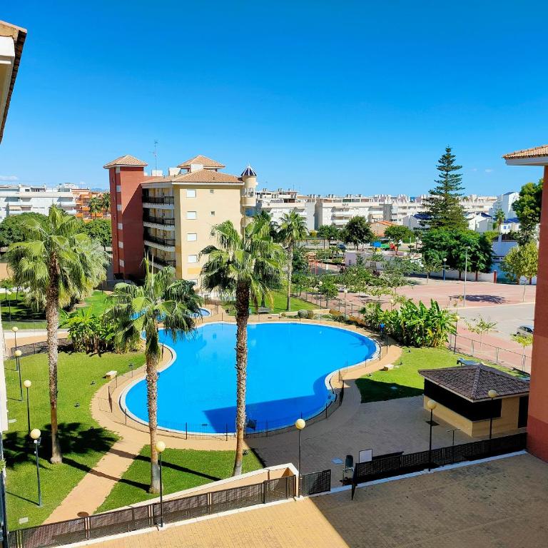 Global Vacacional, Apartamento con terraza y piscina en la playa de Canet - Apartment mit Terrasse - 28
