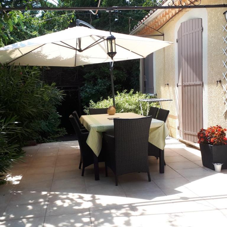 Chambres d'Hôtes dans villa avec piscine chez Raphaële - Chambre Double - Vue sur Jardin - 5