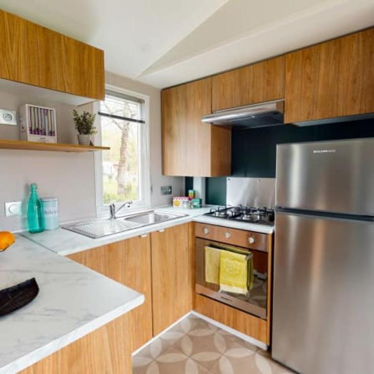 Camping Officiel Siblu Mar Estang - Two-Bedroom Mobile Home 6 people "Bien Etre Signature" with Air Conditionning - 10