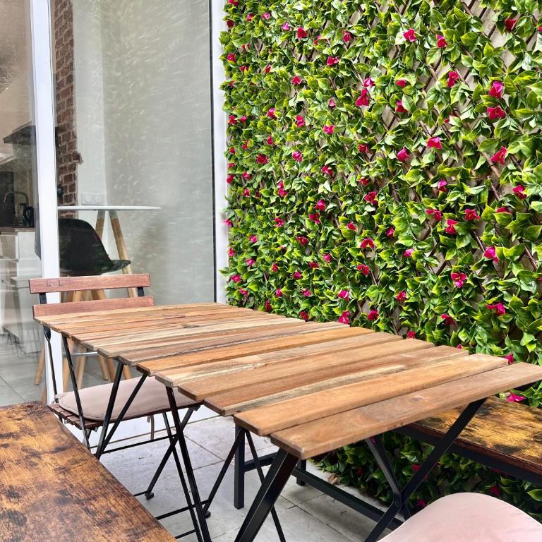 Rare! private garden in Paris, close to Sacre Coeur Basilica! - Appartement - Rez-de-Chaussée - 15