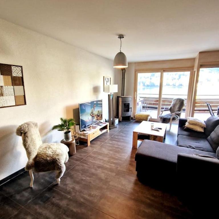 Superbe appartement Champex-Lac avec piscine et sauna - Apartment mit 2 Schlafzimmern - 4