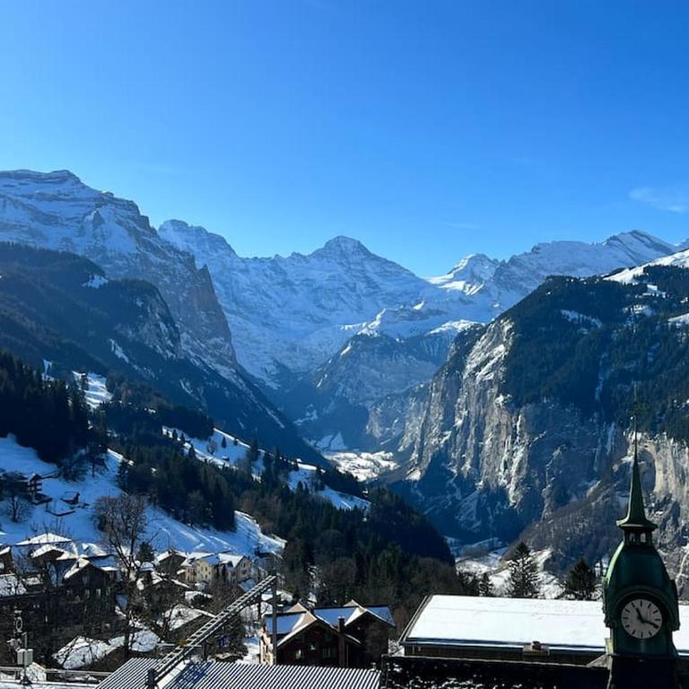 Apartment in Wengen - Amazing views, centrally located by train station - Apartment mit 2 Schlafzimmern - 24