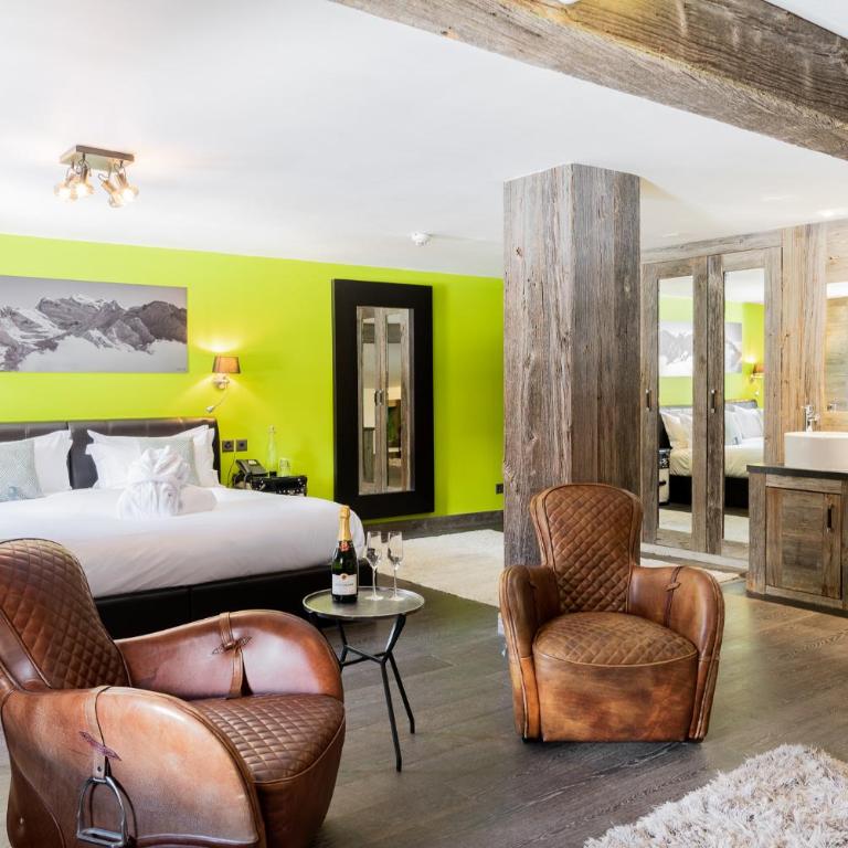 Hotel Farinet - Chambre Deluxe Double ou Lits Jumeaux - 2