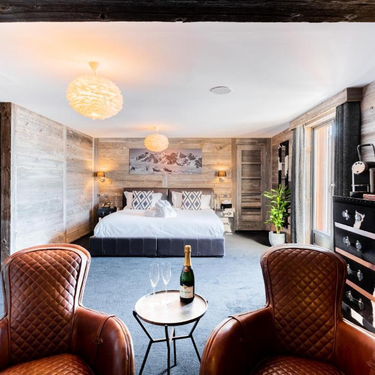 Hotel Farinet - Chambre Double ou Lits Jumeaux Deluxe avec Balcon - 6