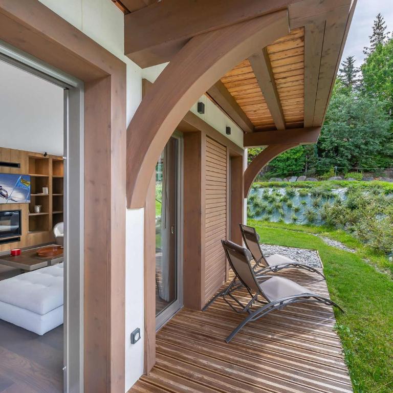 Appartement Neuf, Jardin Privé, 3 Chambres, Megève Mont d'Arbois - FR-1-569-73 - Appartement - 4
