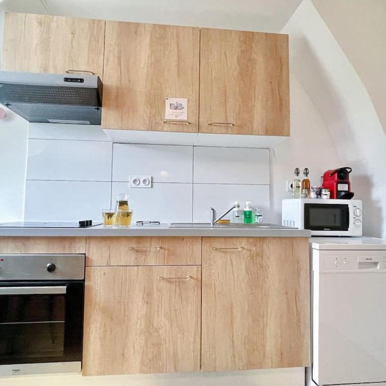 Loisirs travail, court, long séjour, idéalement situé, 2 chambres en enfilade, parking gratuit - Appartement 2 Chambres - 11