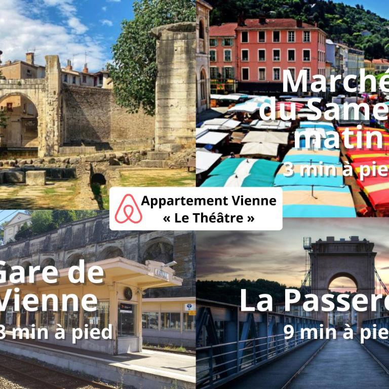 *RARE Vienne Historique Calme 1min Théâtre Antique - Appartement 1 Chambre - 32