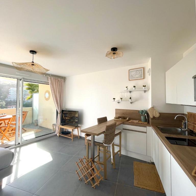 Luxueux Studio Neuf - Frontière Monaco - Piscine - Parking privé - Studio - 9