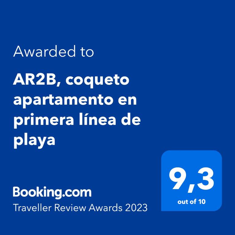 AR2B, coqueto apartamento en primera línea de playa - Apartment with Balcony - 2