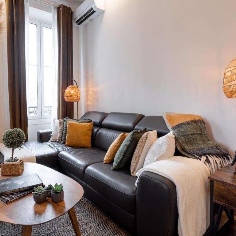 L'atelier des Artistes -Écrin de sérénité au coeur de Cannes - Balcon - Clim - Wifi - Appartamento con 3 Camere da Letto - 9