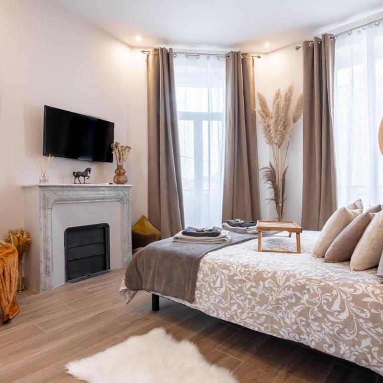 L'atelier des Artistes -Écrin de sérénité au coeur de Cannes - Balcon - Clim - Wifi - Appartamento con 3 Camere da Letto - 16