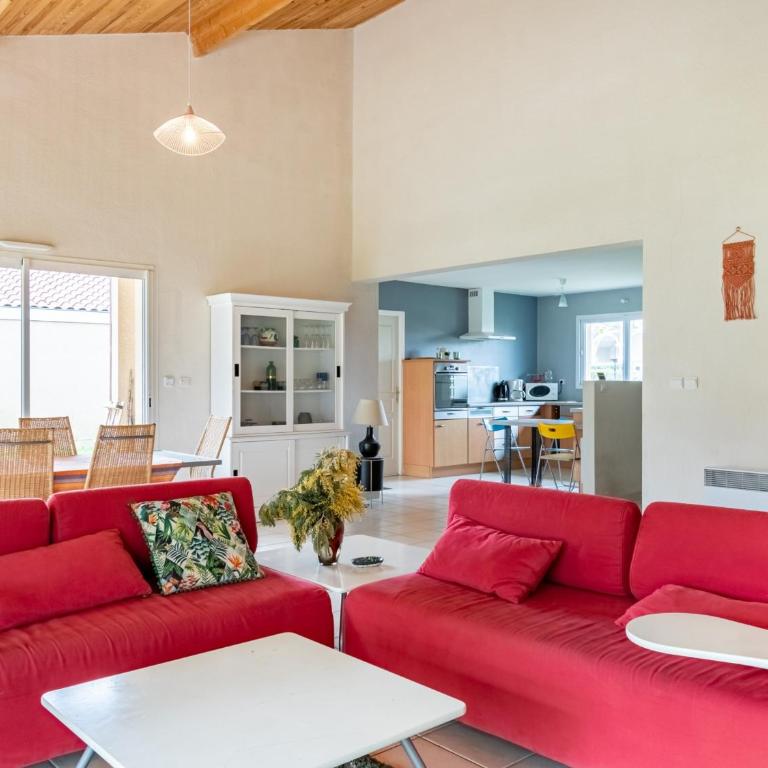 Grande maison familiale 4 chambres, 140m², proche forêt, terrasse et jardin clos, Biscarrosse - FR-1-521-22 - Maison de Vacances (8 Adultes) - 1