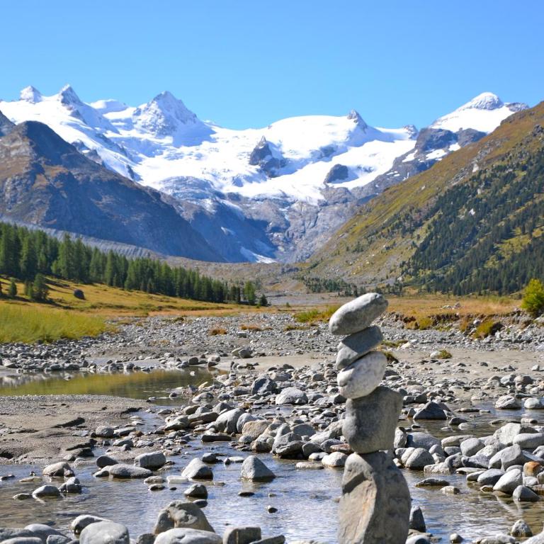 Hotel Roseg-Gletscher - Einzelzimmer mit Bergblick - 2