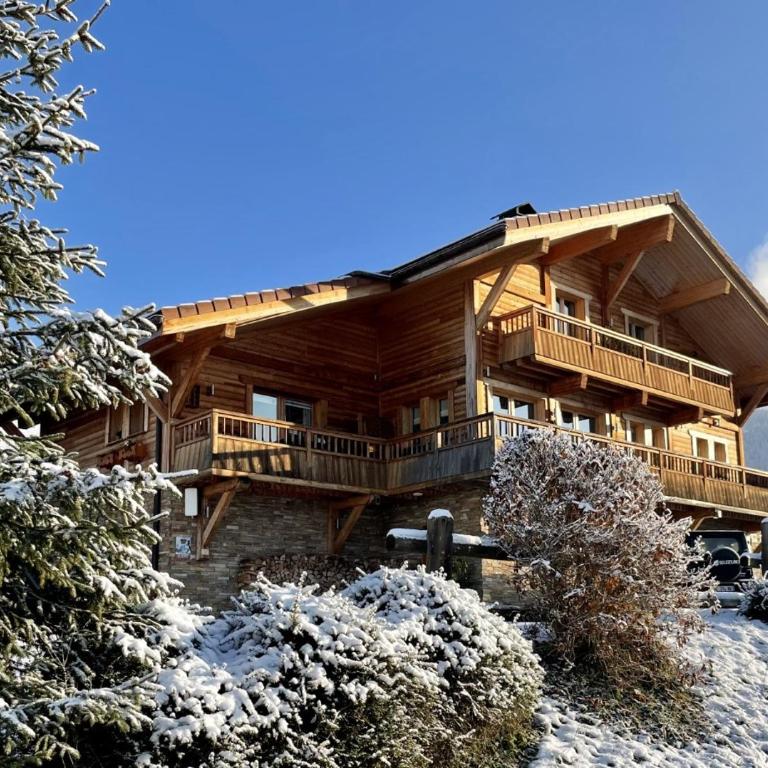 Chalet Alpaga Manigod La Clusaz 11 personnes - Maison 5 Chambres - 33