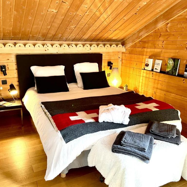 Chalet Alpaga Manigod La Clusaz 11 personnes - Maison 5 Chambres - 2
