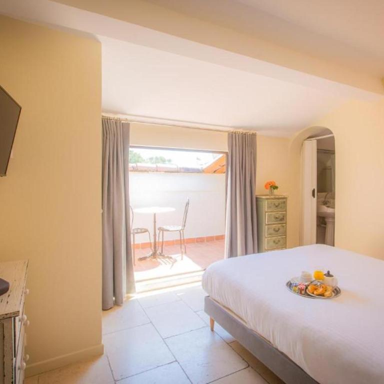 Hotel les Armoiries - Chambre Simple Classique avec Terrasse - 1