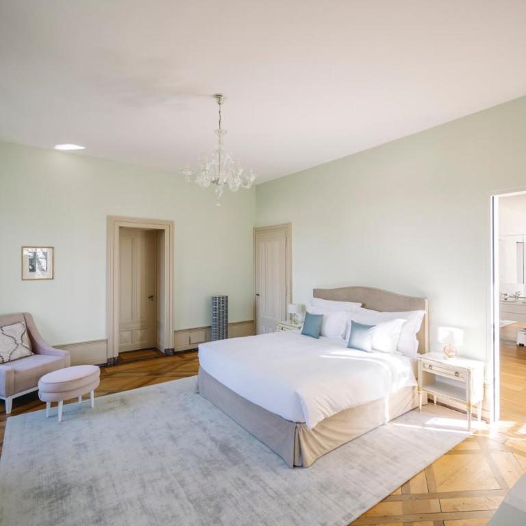 Château de l'Aile- Boutique Suites - Zimmer mit Kingsize-Bett und Seeblick - 8