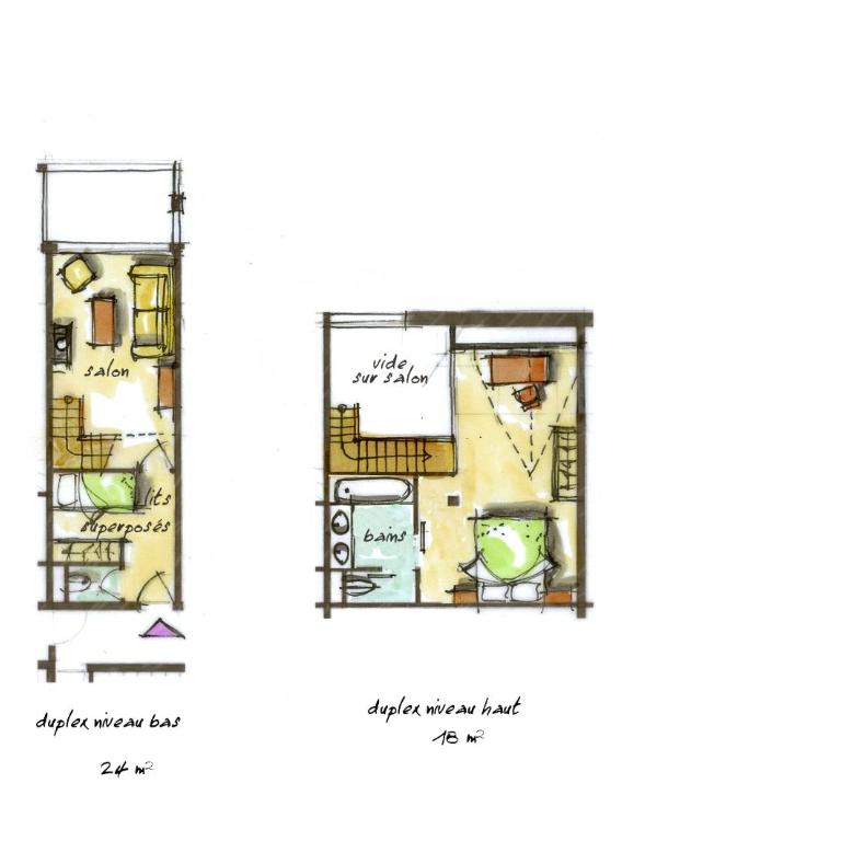 Hôtel LE BLIZZARD - Suite en Duplex - 2