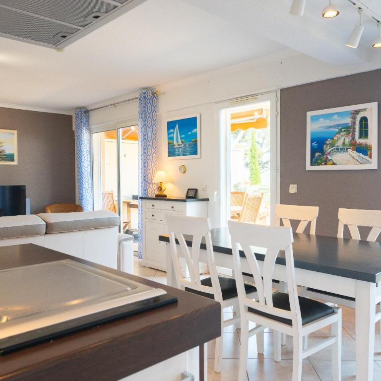 La Clé Vue Mer, Clim, Terrasse, Parking à Hyères - Apartment mit 2 Schlafzimmern - 13