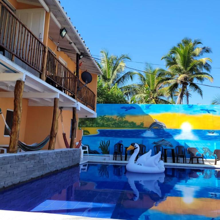 Cabaña frente al mar en moñitos, córdoba - Four-Bedroom House - 54